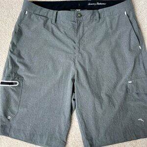 Tommy Bahama Charcoal Un-lined Swim Shorts